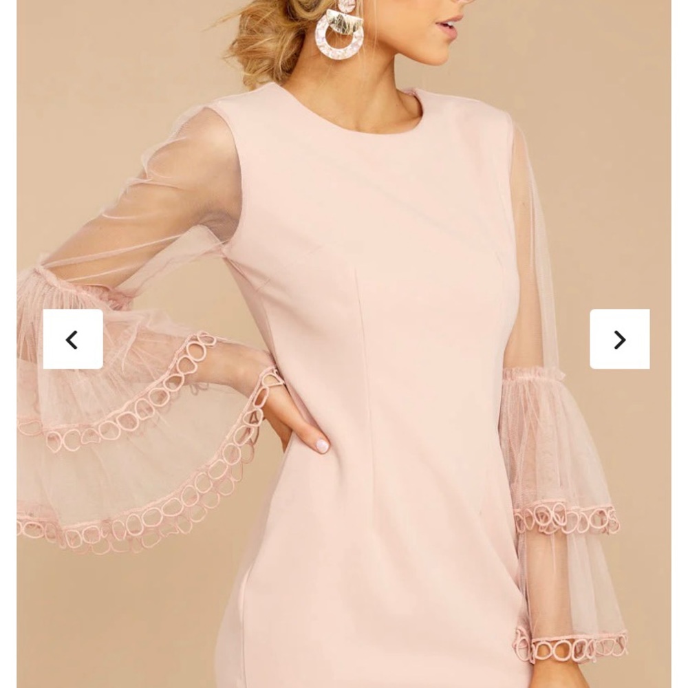 A Night To Remember Blush Pink Dress Size M